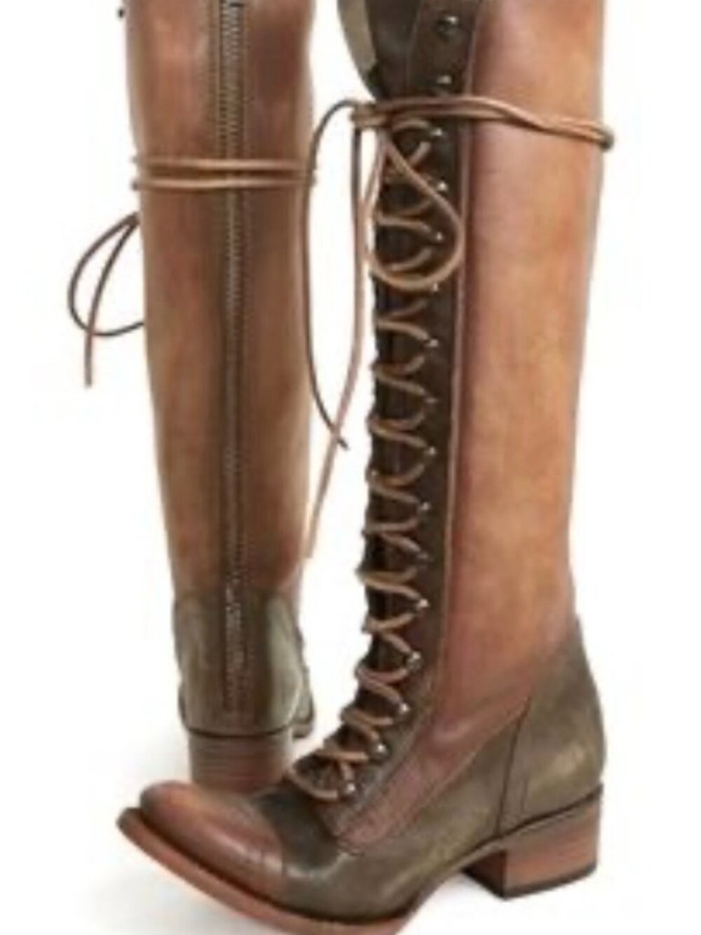 Freebird by Steven ARLO Brown Leather Boots RARE SZ 6